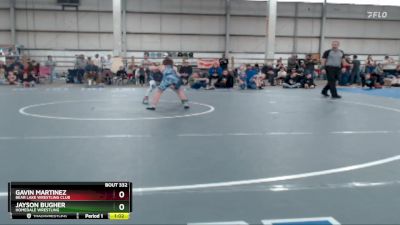 87 lbs Semifinal - Jayson Bugher, Homedale Wrestling vs Gavin Martinez, Bear Lake Wrestling Club