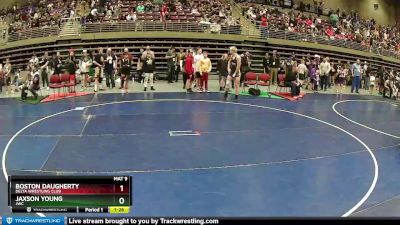 200 lbs Quarterfinal - Boston Daugherty, Delta Wrestling Club vs Jaxson Young, JWC