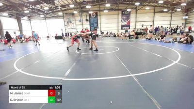 182 lbs Round Of 32 - Marcus James, CKWA vs Coy Bryson, Buffalo Valley Wrestling Club - Black