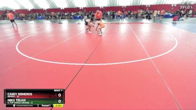 120 lbs Round 3 (6 Team) - Casey Sisneros, Bemidji vs Niko Truax, IL Top Dawgs-ORANGE