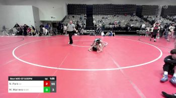 141 lbs Rr Rnd 7 - Nathaniel Park, Georgia United vs Maksim Marrero, Scorpions