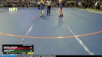 138 lbs Champ. Round 1 - Aden Braun, Jamestown vs Mason Johnson, West Fargo Sheyenne