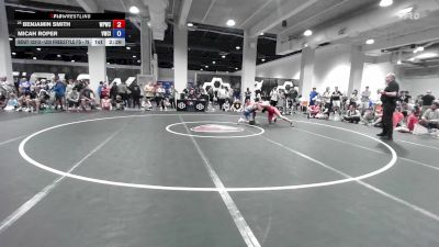 U20 Freestyle FS - 79 lbs Champ. Round 1 - Benjamin Smith, West Point Wrestling Club vs Micah Roper, Viking Wrestling Club (IA)