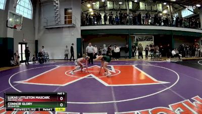 120 lbs Champ. Round 2 - Connor Glory, Delbarton vs Lukas Littleton Mascaro, Malvern Prep