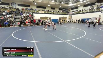 165 lbs Cons. Round 5 - Tanner Freer, Unity vs Payton Kelly, St. Croix Falls