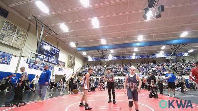 100 lbs Semifinal - Tucker Piersol, Claremore Wrestling Club vs Cannon Hughes, Owasso