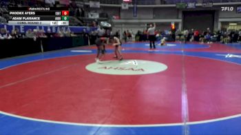 7A 113 lbs Cons. Round 2 - Adam Plaisance, Auburn vs Phoenix Ayers, Central