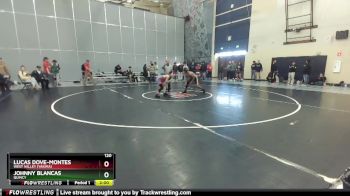 120 lbs Champ. Round 1 - Lucas Dove-Montes, West Valley (Yakima) vs Johnny Blancas, Quincy