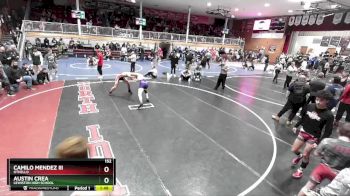 152 lbs Cons. Round 3 - Camilo Mendez III, Othello vs Austin Crea, Lewiston High School