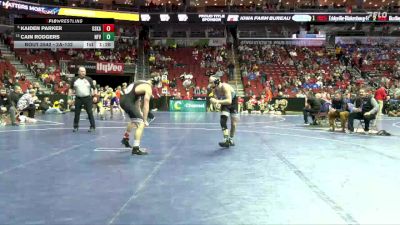 2A-132 lbs Cons. Round 5 - Cain Rodgers, North Fayette Valley vs Kaiden Parker, Oskaloosa