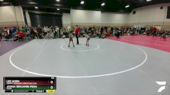 53-55 lbs Round 2 - Josiah Benjamin Pena, Texas vs Lee Horn, Liberty Warriors Wrestling Club