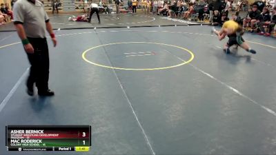 145 lbs Round 5: 12:00pm Sat. - Mac Roderick, Colony High School vs Asher Bernick, Student Wrestling Development Program