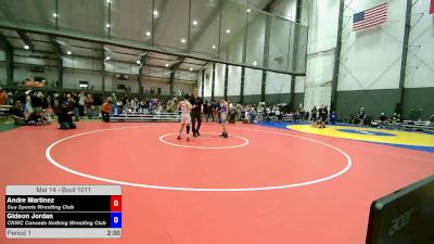 110 lbs Cons. Semis - Andre Martinez, Sua Sponte Wrestling Club vs Gideon Jordan, CNWC Concede Nothing Wrestling Club