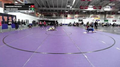 125 lbs 5th Place Match - Kobi Johnson, Providence (Mont.) vs Braydon Pacheco, Friends University