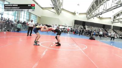 184-H lbs Round Of 32 - Jackson Weiss, Glen Rock vs Kieran Connolly, .