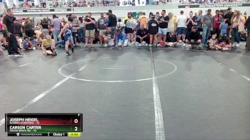 110 lbs Quarterfinals (8 Team) - Joseph Heigel, Florida Scorpions vs Carson Carter, Cocoa Beach WC