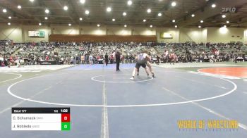 200 lbs Round Of 16 - Jacob Robledo, Wasco Wrestling vs Corbyn Schumack, South Medford Mat Club