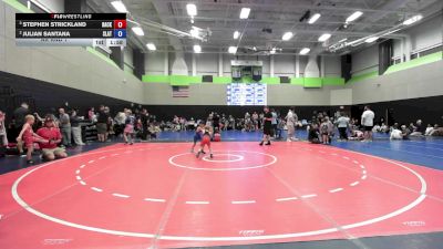53 lbs Rr Rnd 1 - Stephen Strickland, Backyard Brawlers Wrestling Club vs Julian Santana, Slate Wrestling Academy