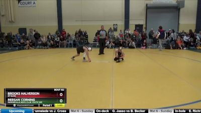 80 lbs Round 3 - Reegan Corning, Pardeeville Boys Club Youth Wr vs Brooks Halverson, RT Elite