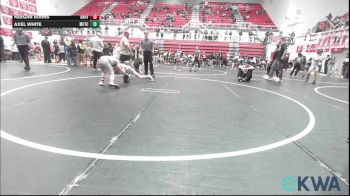 85 lbs Consi Of 8 #2 - Keegan Burns, Grover Rains Wrestling Club vs Axel White, Murray County Takedown Club