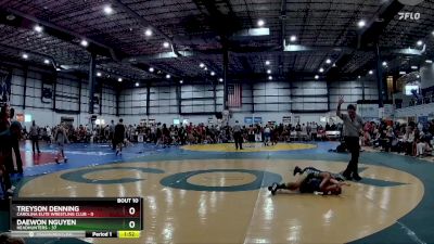 80 lbs Round 4 (6 Team) - Daewon Nguyen, HEADHUNTERS vs Treyson Denning, CAROLINA ELITE WRESTLING CLUB