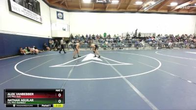 141 lbs Cons. Semi - Alek Vanbebber, Cal Poly SLO vs Nathan Aguilar, Cal Poly Humbolt