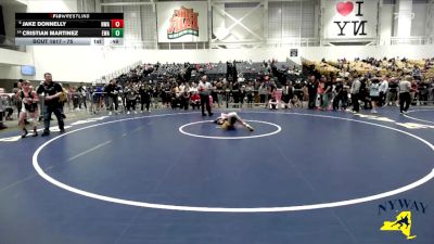 75 lbs Cons. Round 3 - Jake Donnelly, NWAA vs Cristian Martinez, Empire Wrestling Academy