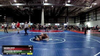 126 lbs Round 3 (4 Team) - Hayden Mayo, GROUND UP USA vs Mohammed Bietazzam, SLAUGHTERHOUSE / WTF