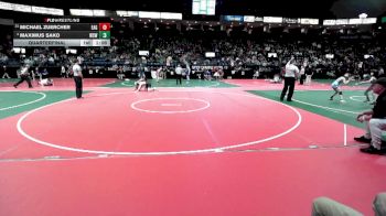 74 lbs Quarterfinal - Michael Zuercher, EAG2 vs Maximus Sako, WSW1