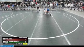 132 lbs Cons. Round 3 - Parker DeGraffenreid, Oklahoma vs Peyton Park, The Hall Wrestling Club