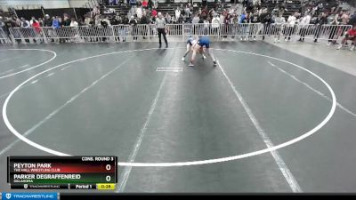 132 lbs Cons. Round 3 - Parker DeGraffenreid, Oklahoma vs Peyton Park, The Hall Wrestling Club