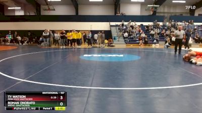 157 lbs Cons. Round 4 - Roman Onorato, Drexel (Unattached) vs Ty Watson, Penn State Unattached