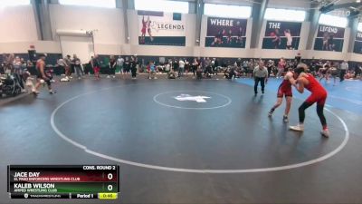 120 lbs Cons. Round 2 - Kaleb Wilson, Amped Wrestling Club vs Jace Day, El Paso Enforcers Wrestling Club