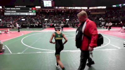 90 lbs Champ. Round 2 - Evan Heinz, WSW1 vs Joey Rowlands, EAG2