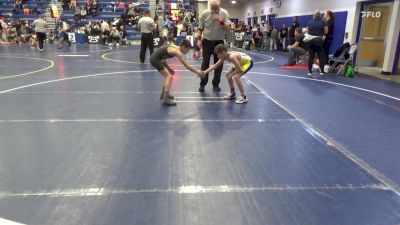 78 lbs Consy 3 - Mayson McDonald, Parkersburg Cougars vs Brody Myers, Young Guns