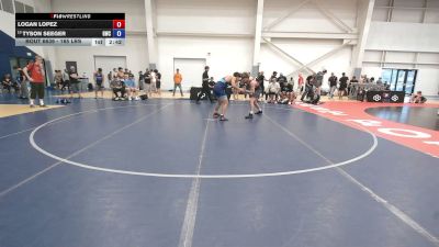165 lbs Cons. Rd Of 16 - Logan Lopez vs Tyson Seeger, Granite Wrestling Club