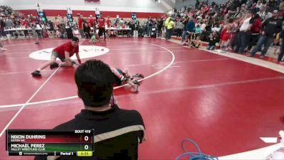 48-49 lbs Round 2 - Nixon Duhring, Eaton WC vs Michael Perez, Valley Wrestling Club