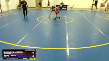 71 lbs Quarterfinals (8 Team) - Zachary Silverstein, New Jersey vs Keian Linnell, Utah