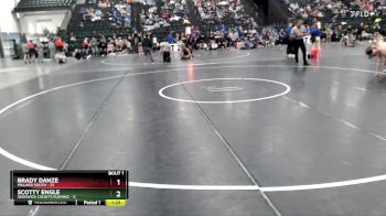 132 lbs Round 1 (16 Team) - Brady Danze, Millard South vs Scotty Engle, Sedgwick County/Fleming