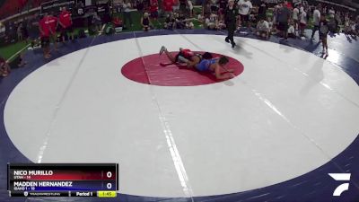 120 lbs Cross Bracket (8 Team) - Nico Murillo, Utah vs Madden Hernandez, Idaho 1