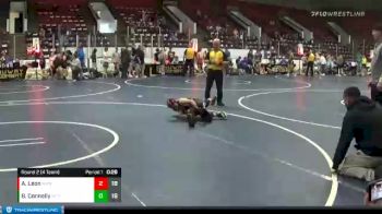 82 lbs Round 2 (4 Team) - Bryson Connelly, MI Pitbulls vs Alex Leon, Rhino Elite