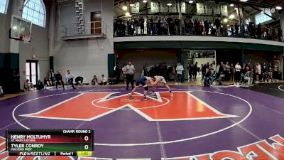 132 lbs Champ. Round 2 - Henry Moltumyr, St. Mary`s Ryken vs Tyler Conroy, Malvern Prep