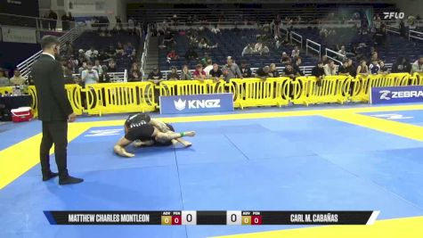 Carl M. Cabañas vs Matthew Charles Montleon 2025 Pan IBJJF Jiu-Jitsu No-Gi Championship