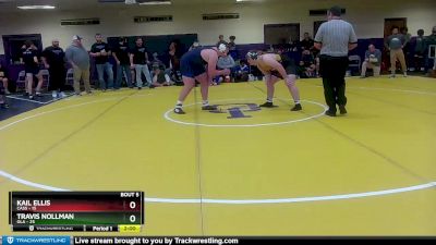 285 lbs Semis & 1st Wb (8 Team) - Kail Ellis, Cass vs Travis Nollman, Ola