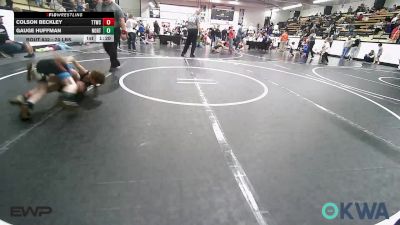 70 lbs Final - Colson Beckley, Team Tulsa Wrestling Club vs Gauge Huffman, Northeast Take Down Club
