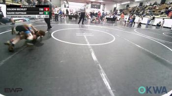 70 lbs Final - Colson Beckley, Team Tulsa Wrestling Club vs Gauge Huffman, Northeast Take Down Club