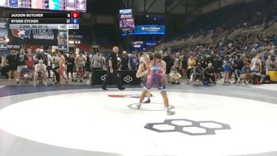 144 lbs Cons. Rd Of 16 - Jaxson Butcher, Iowa vs Ryder Zychek, Connecticut