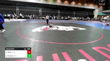 113 lbs Round Of 64 - Jackson Beck, Meridian vs JR Ortega, Grandview