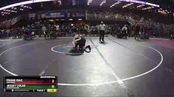 2A 160 lbs Quarterfinal - Jessey Colas, Braden River vs Frank Diaz, Brandon