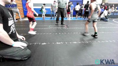 43 lbs Rr Rnd 1 - Elijah Mannis, Carl Albert vs Isaac Tessneer, Norman Grappling Club